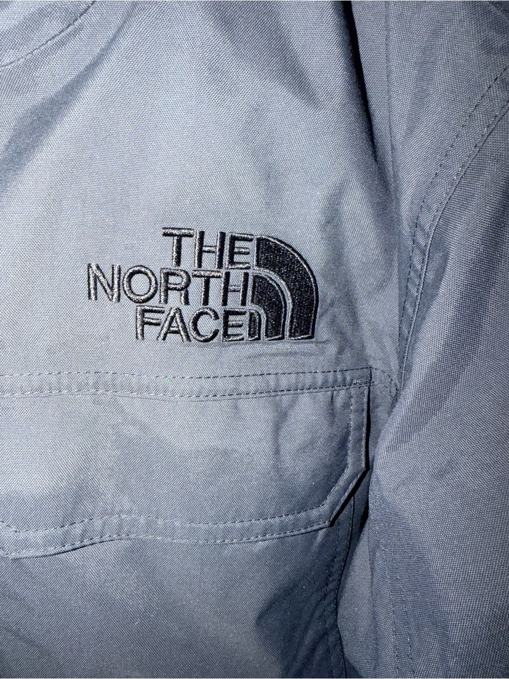 The North Face Men's Gray Parka with Faux Fur Hood Size Large - Picture 4 of 11